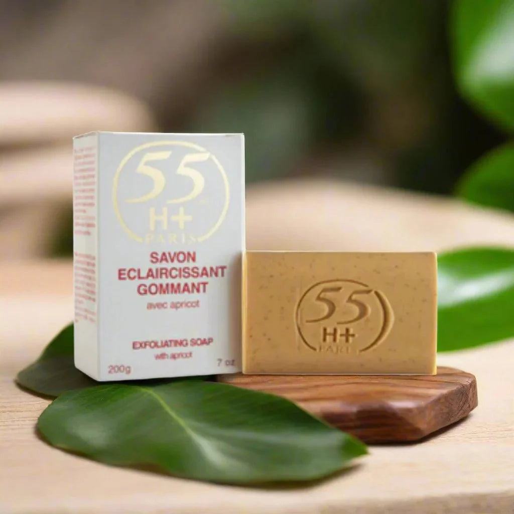 55H+ Paris Apricot Beauty Soap 7 oz - OUMY