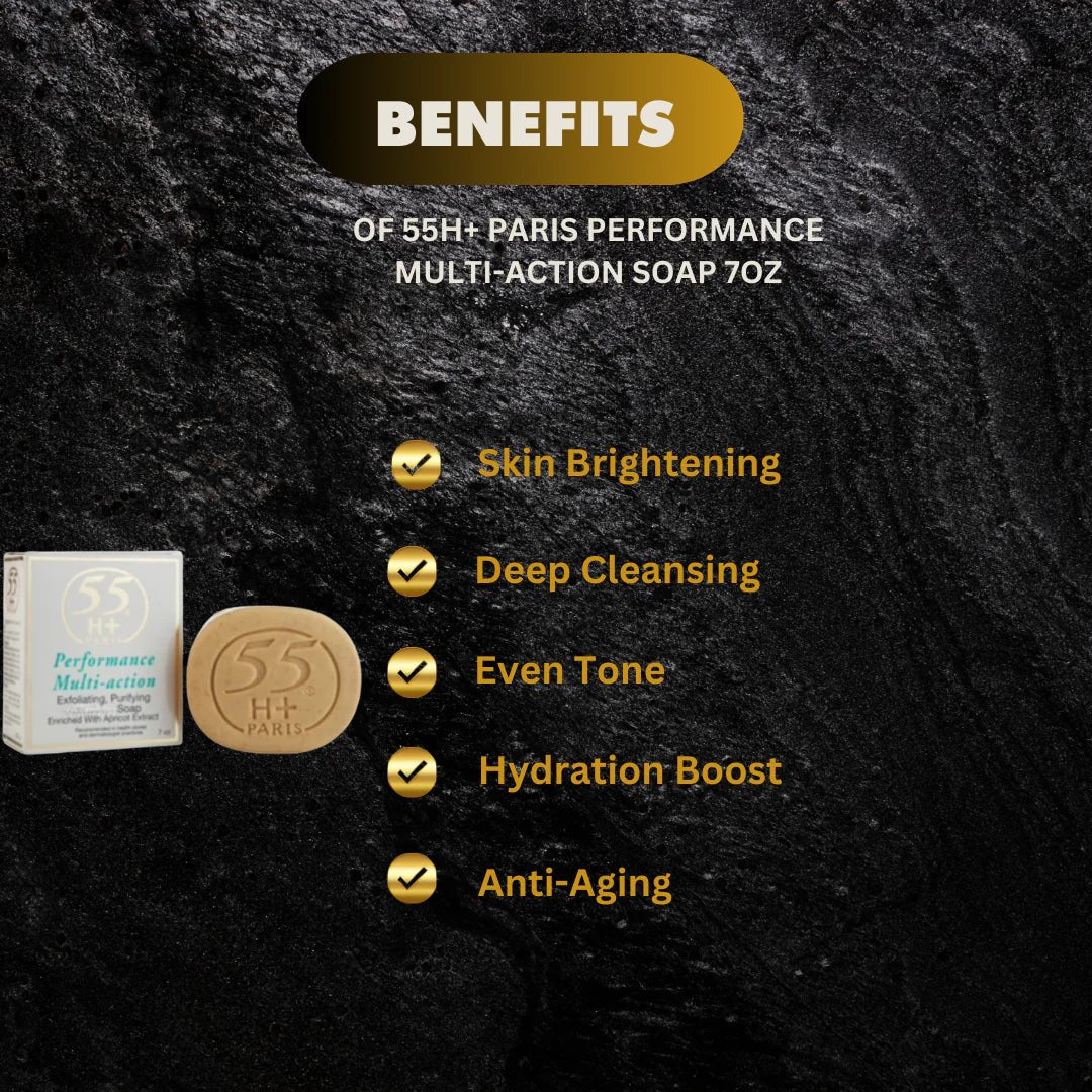55H+ Paris Performance Multi-Action Soap 7 oz - OUMY