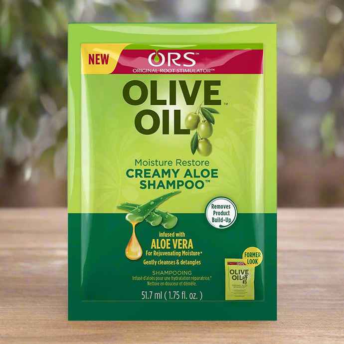 Organic Root Stimulator Olive Oil Creamy Aloe Shampoo, 1.75 oz