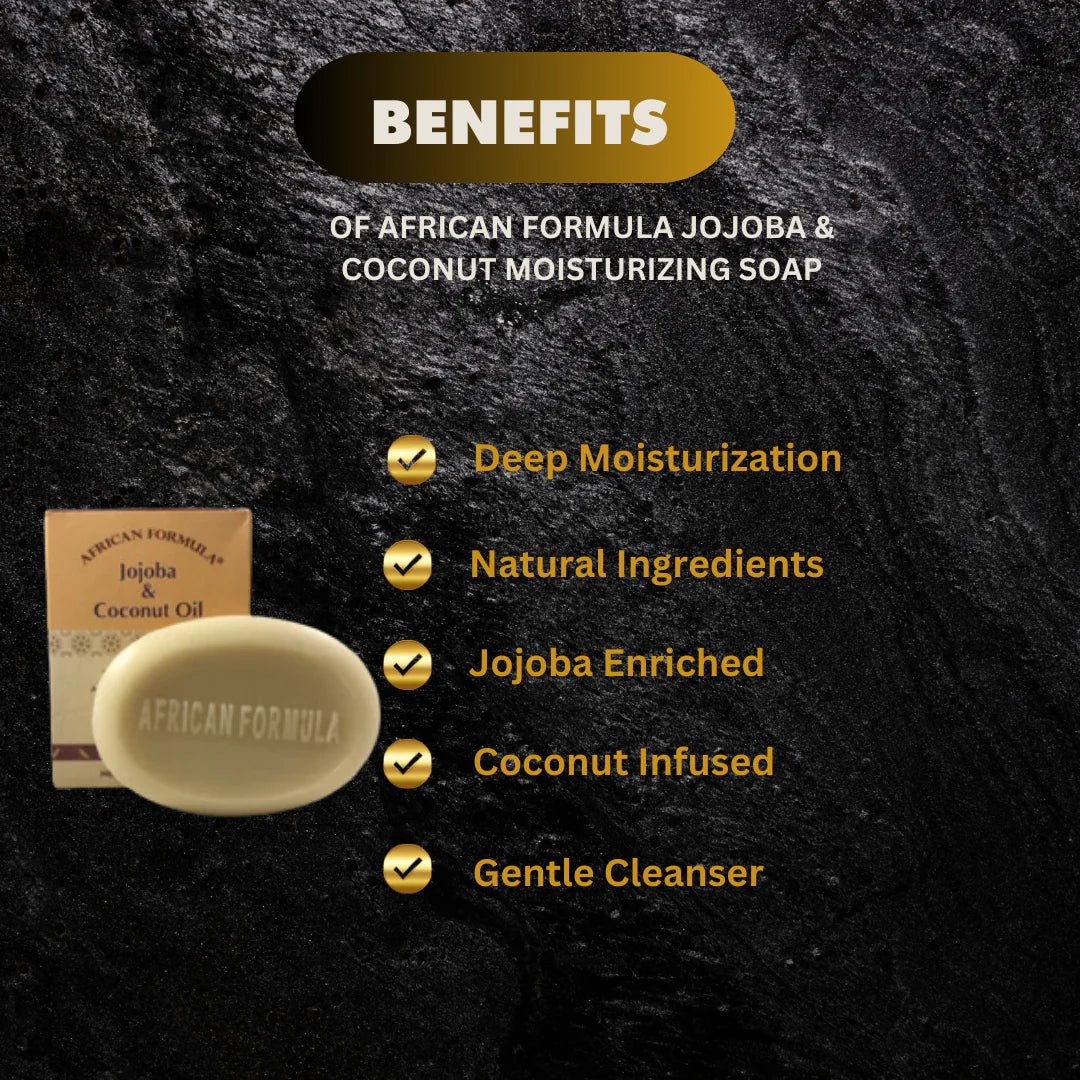 African Formula Jojoba & Coconut Moisturizing Soap 3.5 oz | 100g - OUMY