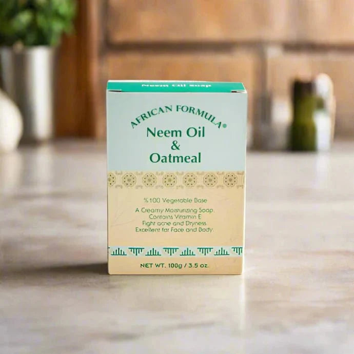 African Formula Neem & Oatmeal Soap 3.5 oz / 100g - OUMY