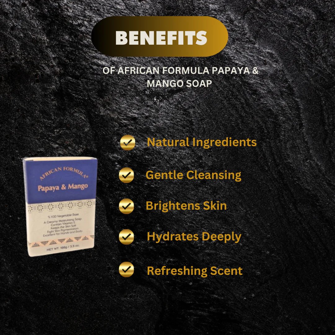 African Formula Papaya & Mango Soap 3.5 oz - OUMY