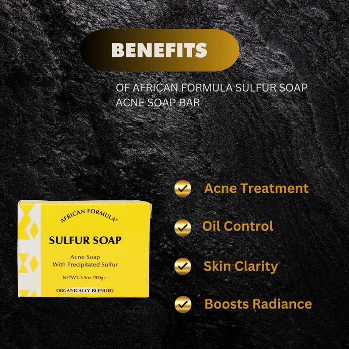 African Formula Sulfur Soap Bar 3.5oz - OUMY
