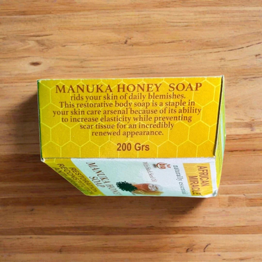 African Miracle Natural Blackseed Honey Soap 200g - OUMY