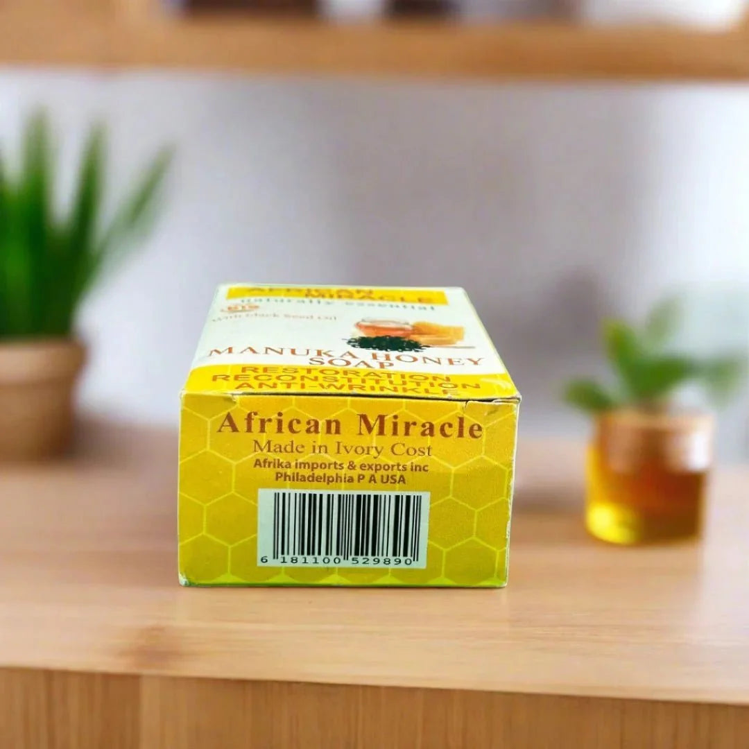African Miracle Natural Blackseed Honey Soap 200g - OUMY