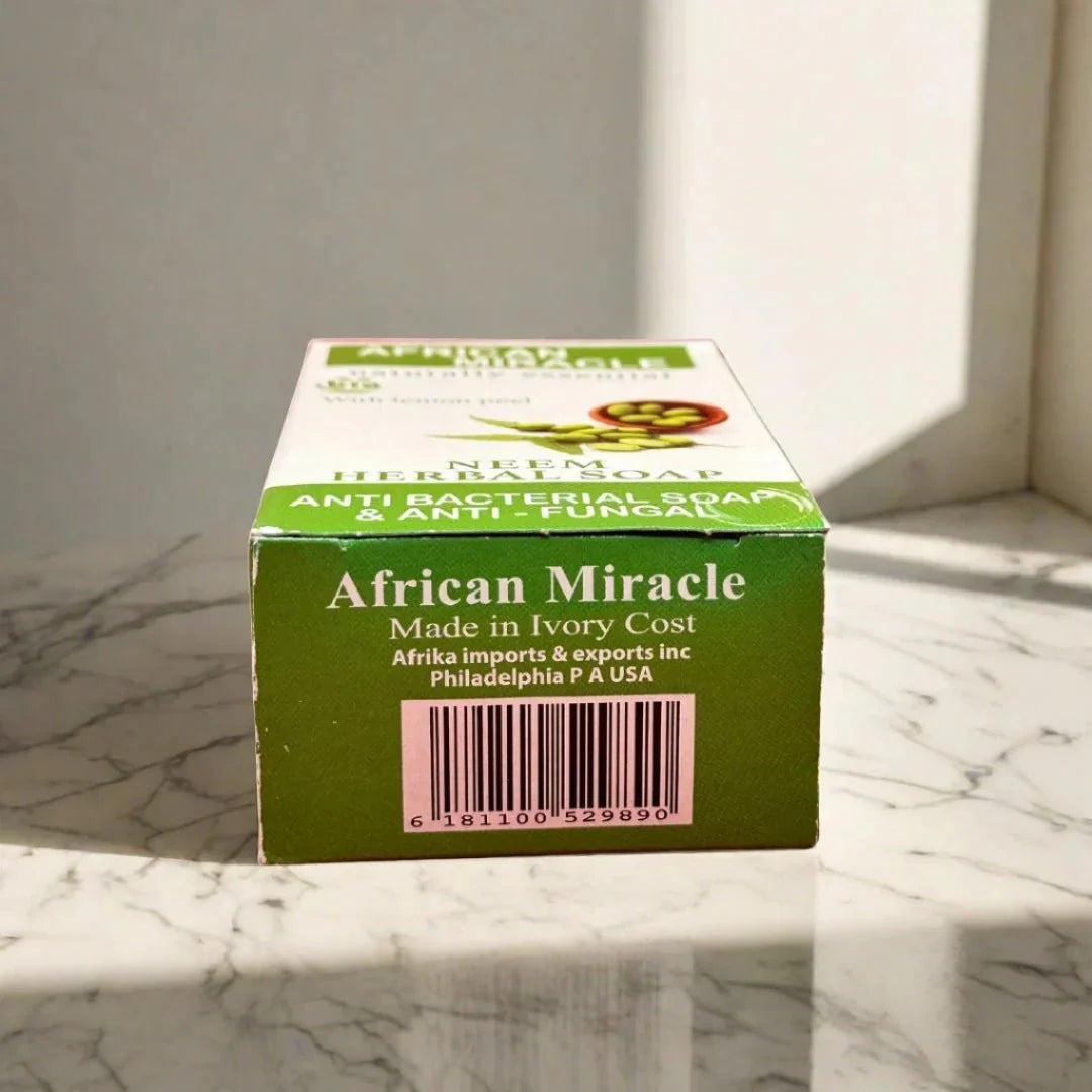 African Miracle Natural Neem Herbal Soap 200g - OUMY