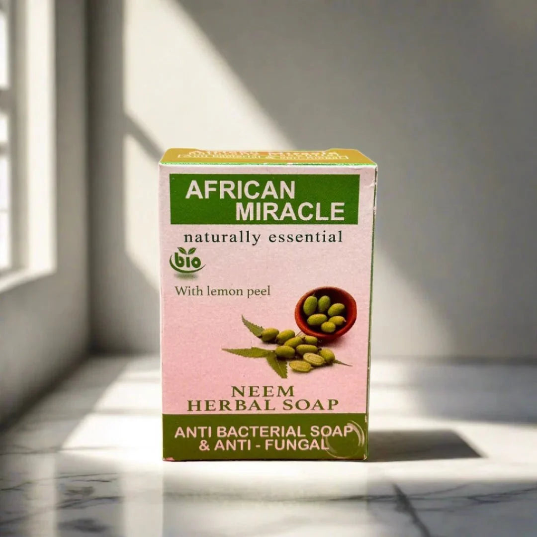 African Miracle Natural Neem Herbal Soap 200g - OUMY