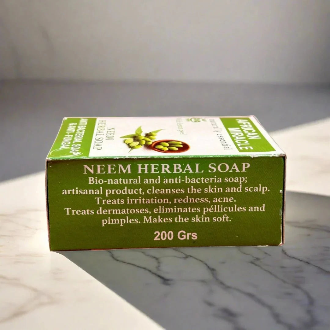 African Miracle Natural Neem Herbal Soap 200g - OUMY