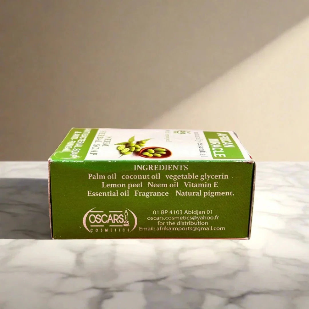 African Miracle Natural Neem Herbal Soap 200g - OUMY