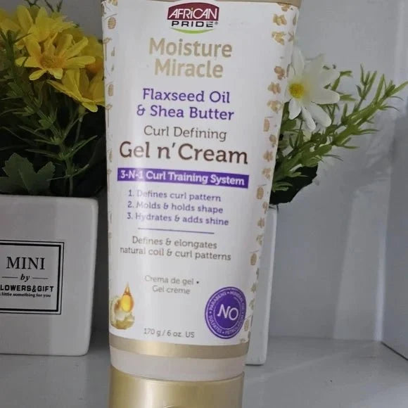 African Pride Moisture Miracle Gel N' Cream 6 oz - OUMY