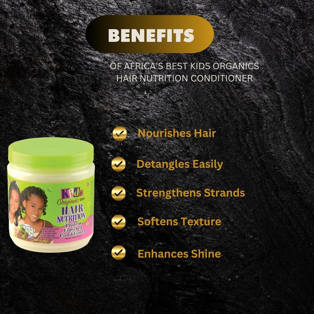 Africa's Best Kids Organics Hair Nutrition Conditioner 15oz - OUMY