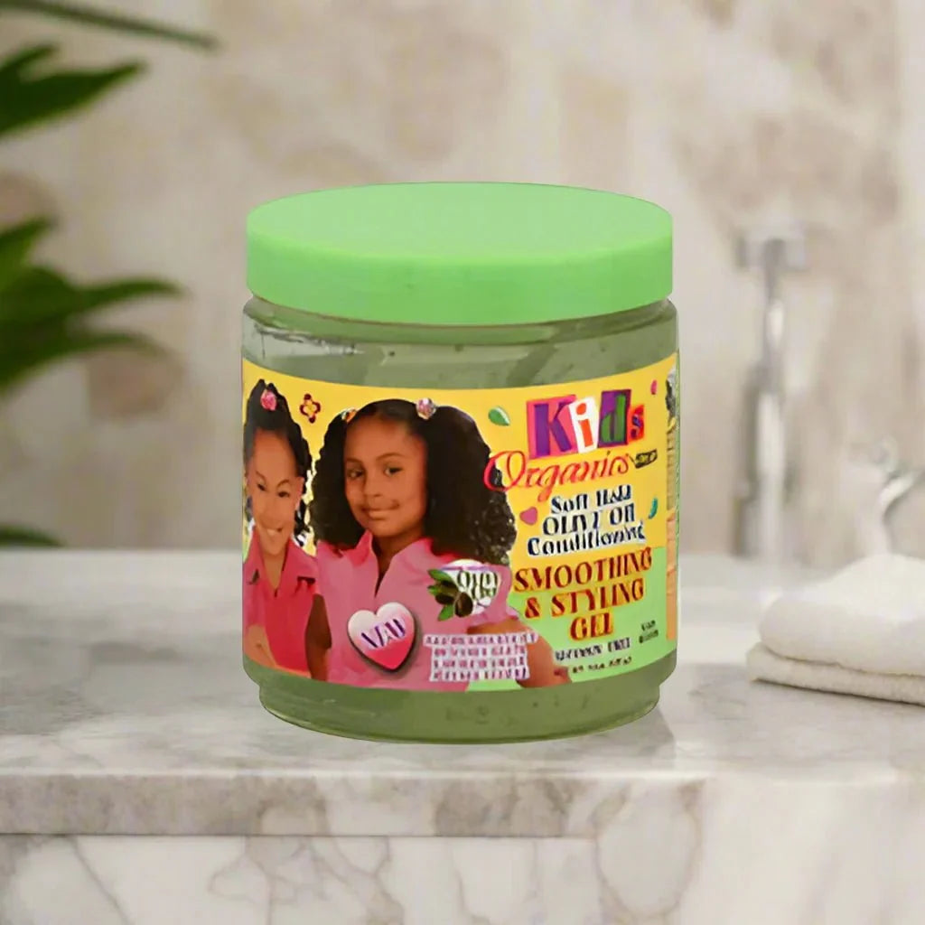 Africa's Best Kids Originals Soft Hold Olive Oil Styling Gel 15oz - OUMY