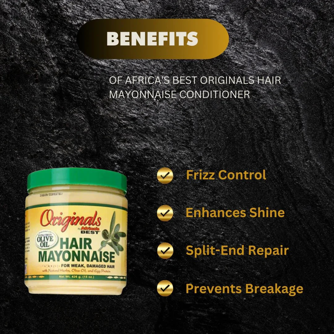 Africa's Best Originals Hair Mayonnaise Conditioner 15oz / 426g - OUMY