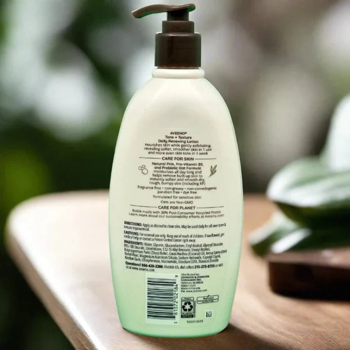 Aveeno Tone + Texture Daily Renewing Lotion 532ml - OUMY