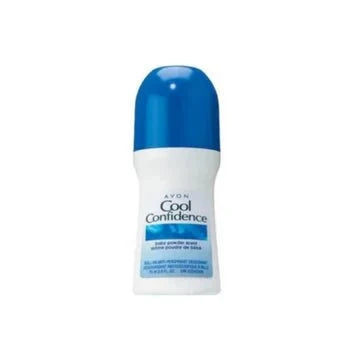 Avon Cool Confidence Baby Powder Roll-On Deodorant 2.6 oz - OUMY