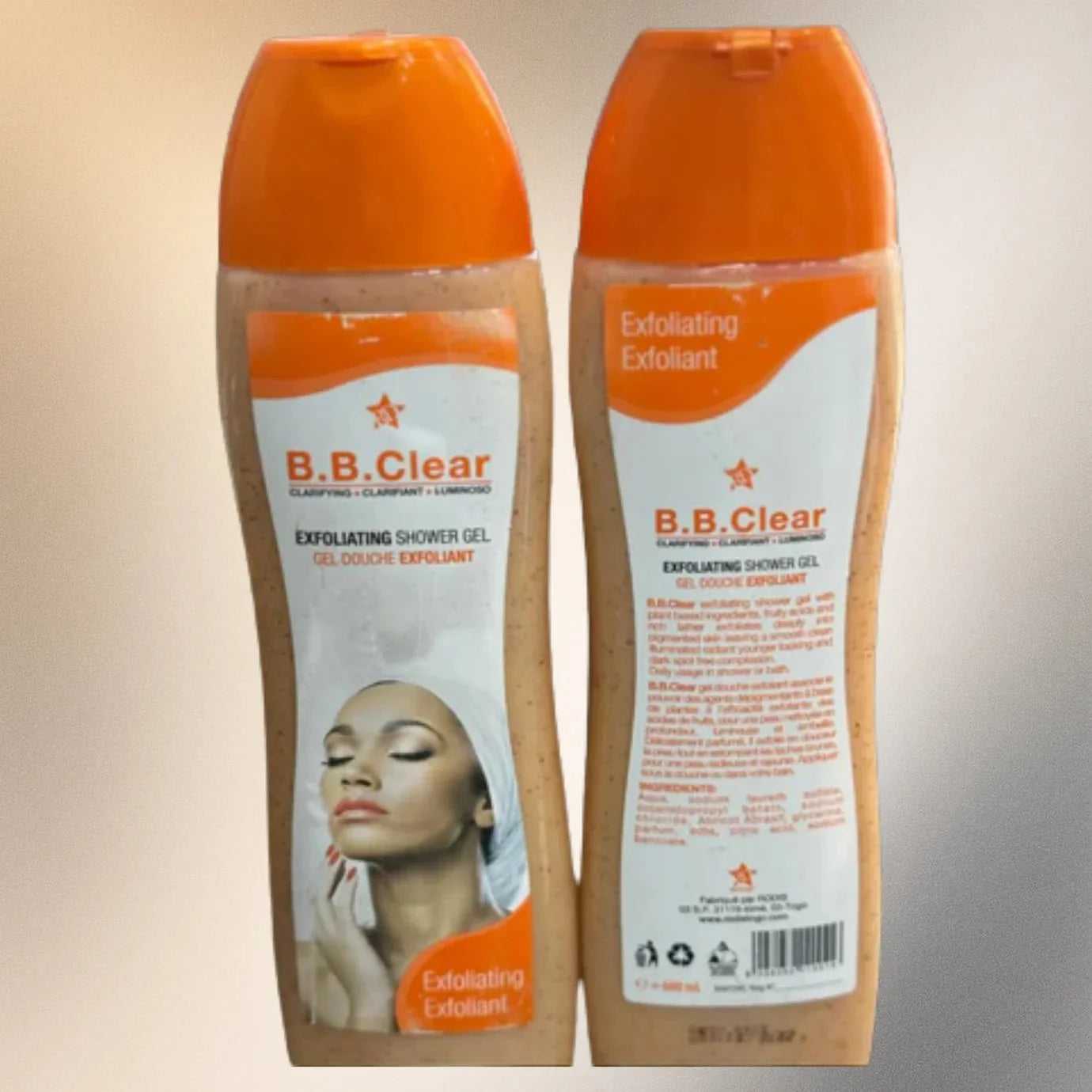 B.B. Clear Shower Gel 600ml - OUMY