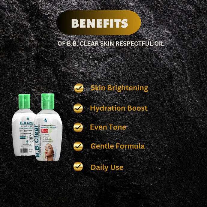B.B. Clear Skin Respectful Oil with Vitamin C & Fruit Extracts 60ml - OUMY