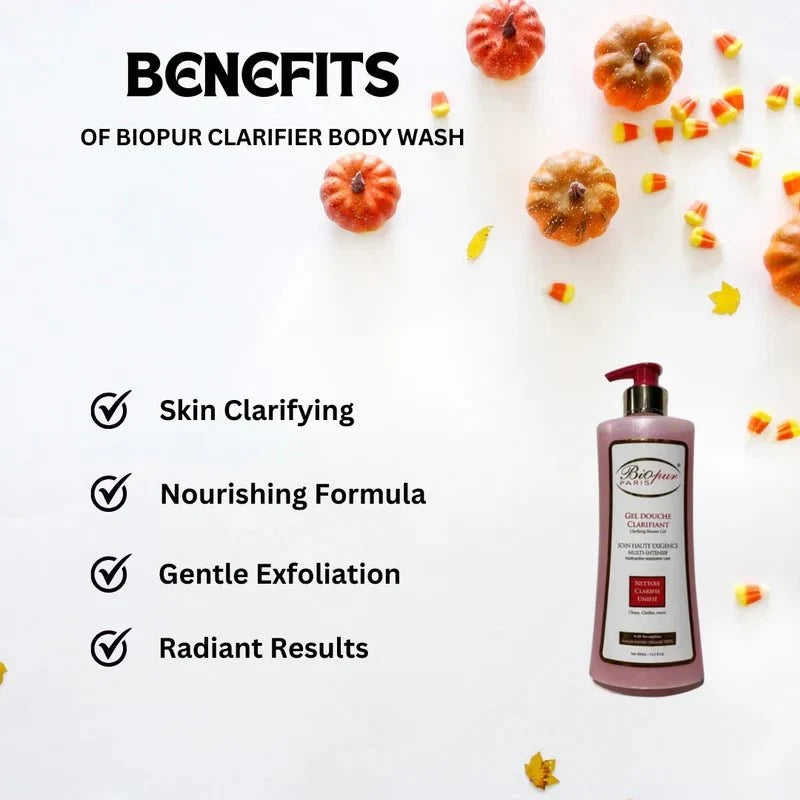 Biopur Clarifying Body Wash for Fresh & Clean Skin 400 ml - OUMY