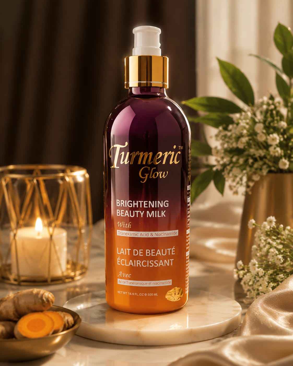 Turmeric Radiance Beauty Milk for Soft & Smooth Skin – 500ml / 16.9 fl. oz.