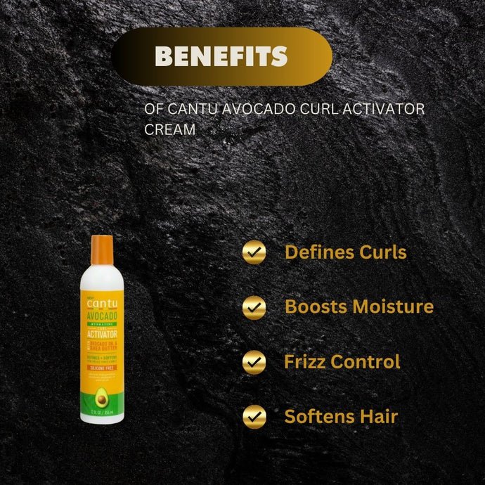 Cantu Avocado Curl Activator Cream 12oz - OUMY