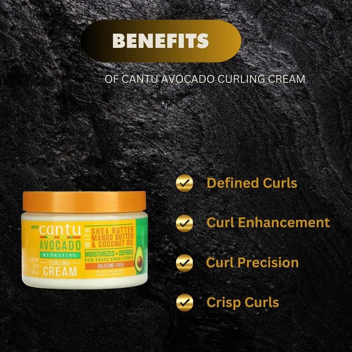 Cantu Avocado Curling Cream 12oz - OUMY