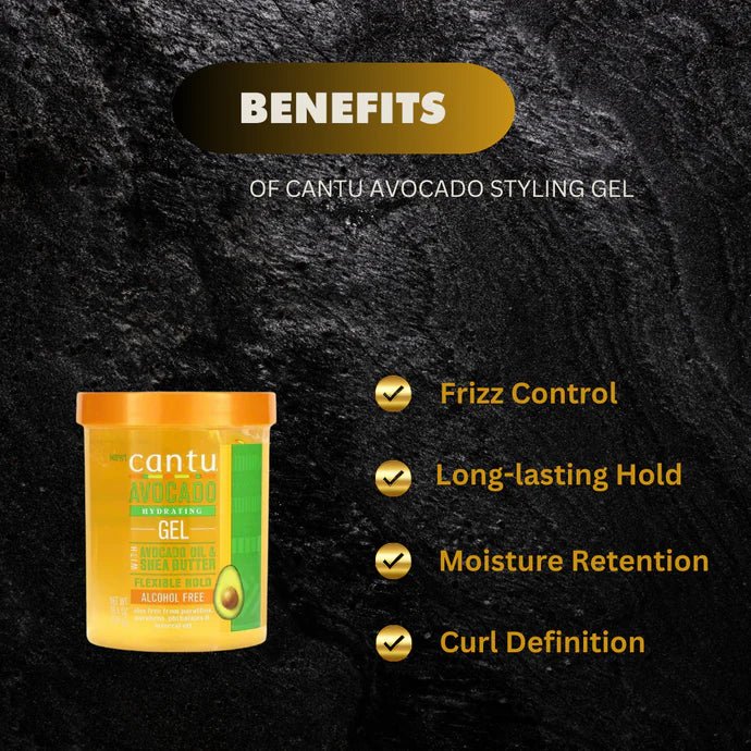Cantu Avocado Styling Gel 18.5 oz - OUMY