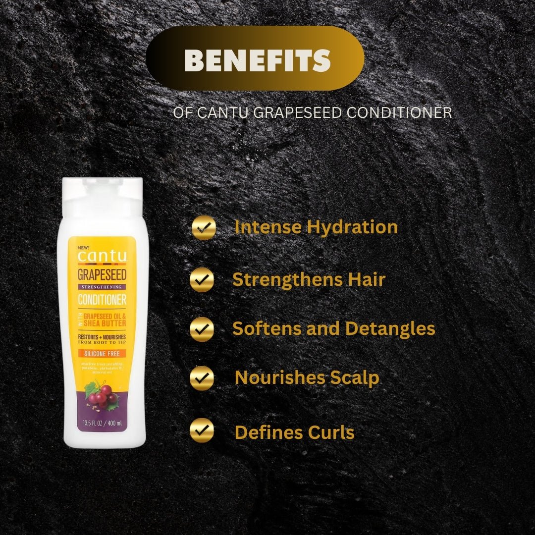 Cantu Grapeseed Strengthening Conditioner 13.5 oz - OUMY