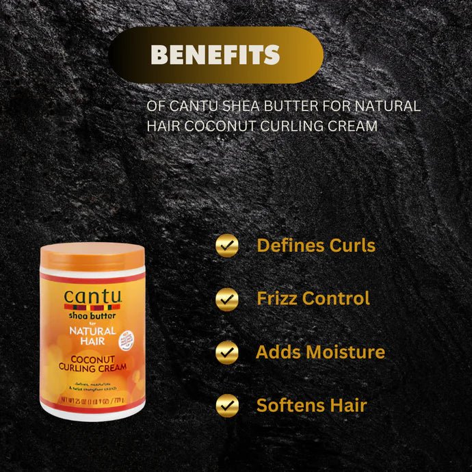 Cantu Shea Butter Coconut Curling Cream 25 oz - OUMY