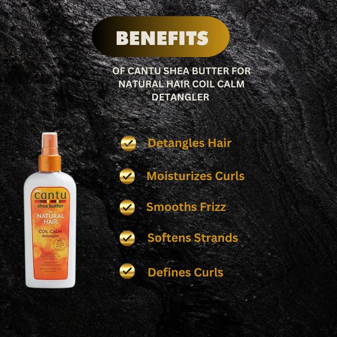 Cantu Shea Butter Coil Calm Detangler 8oz - OUMY