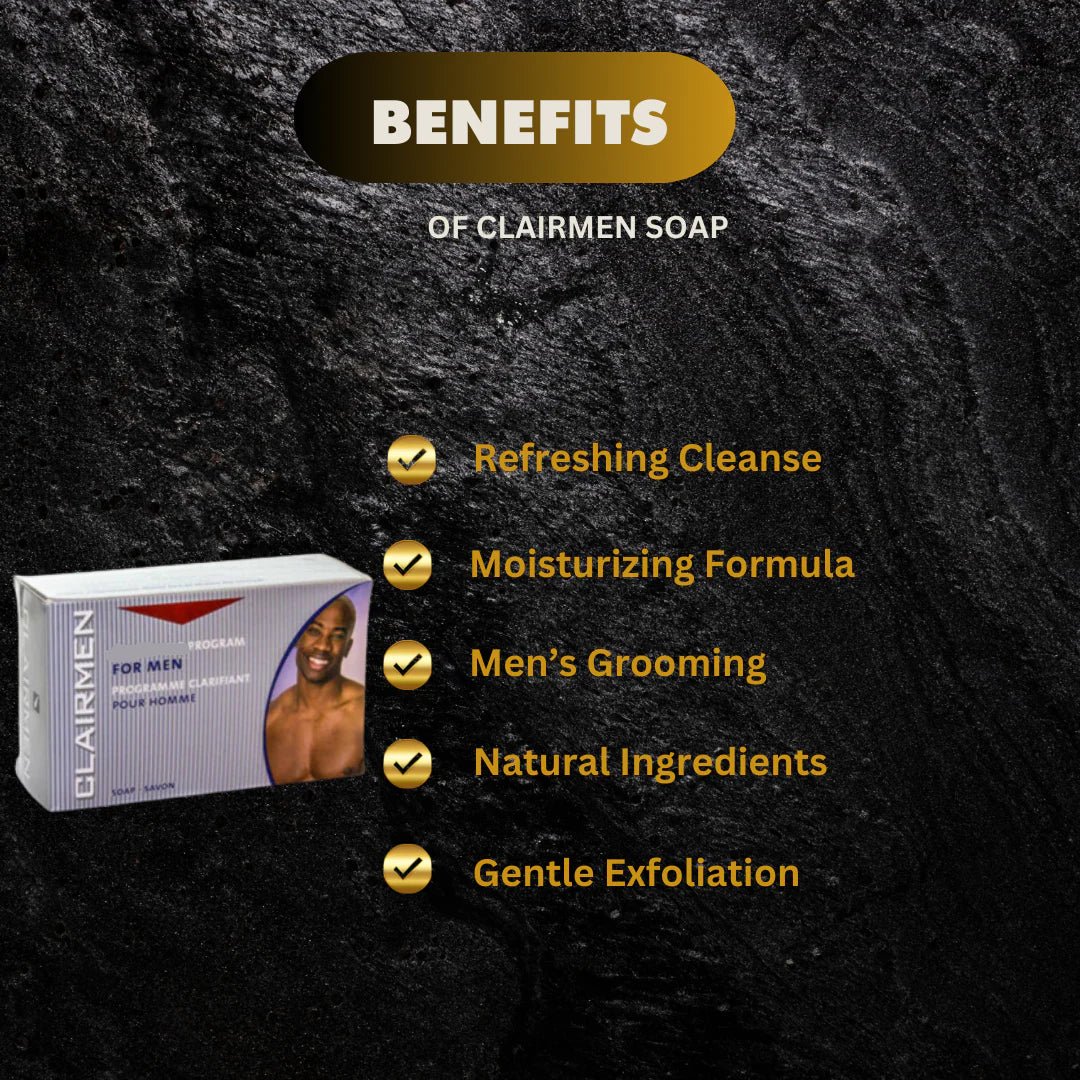 Clairmen Soap 7 oz – Refreshing Cleansing Bar for Men - OUMY