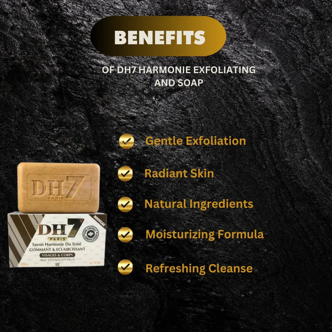 DH7 Harmonie Soap with Volcanic Sand 8.75oz / 250g - OUMY