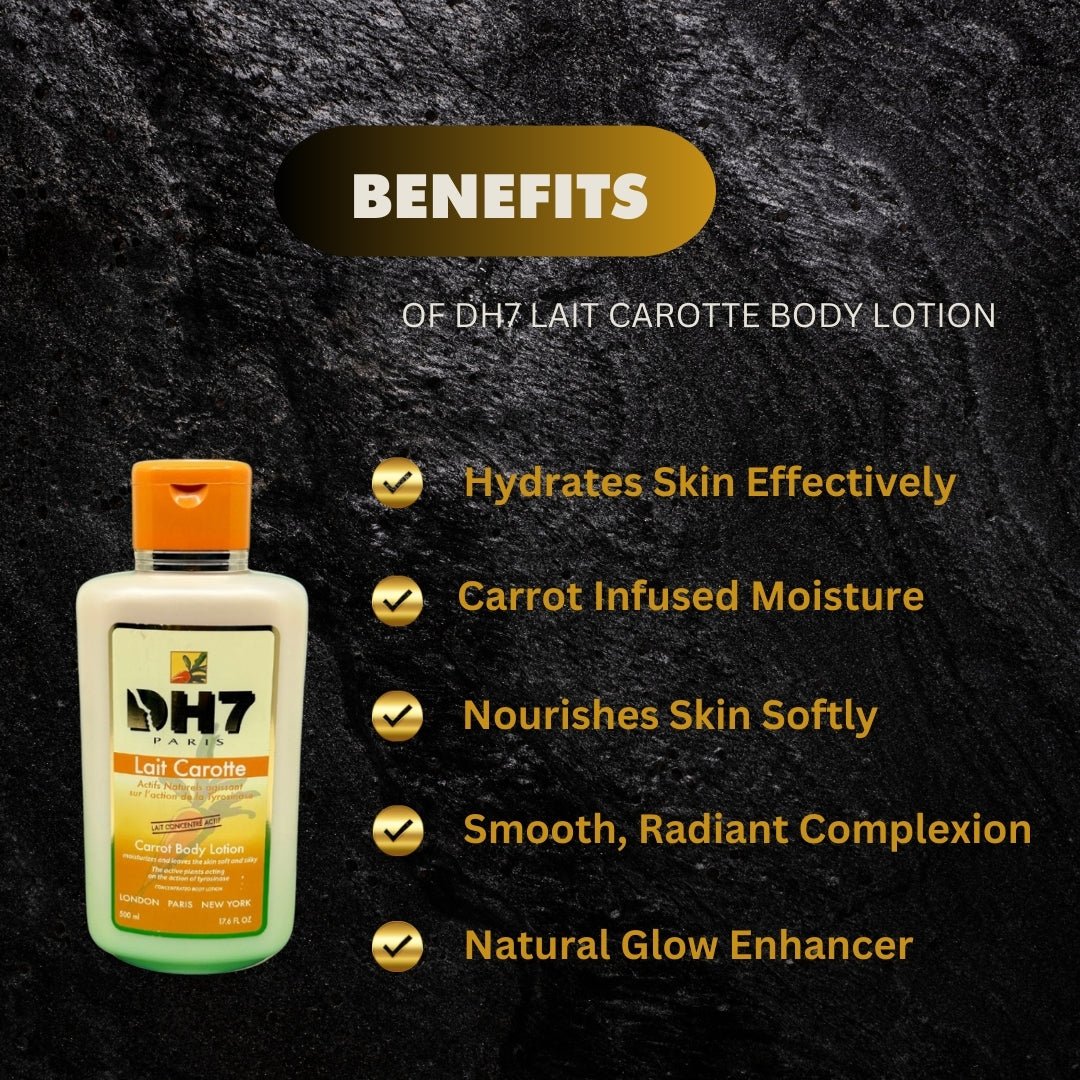 DH7 Lait Carotte Body Lotion 500 ml - OUMY