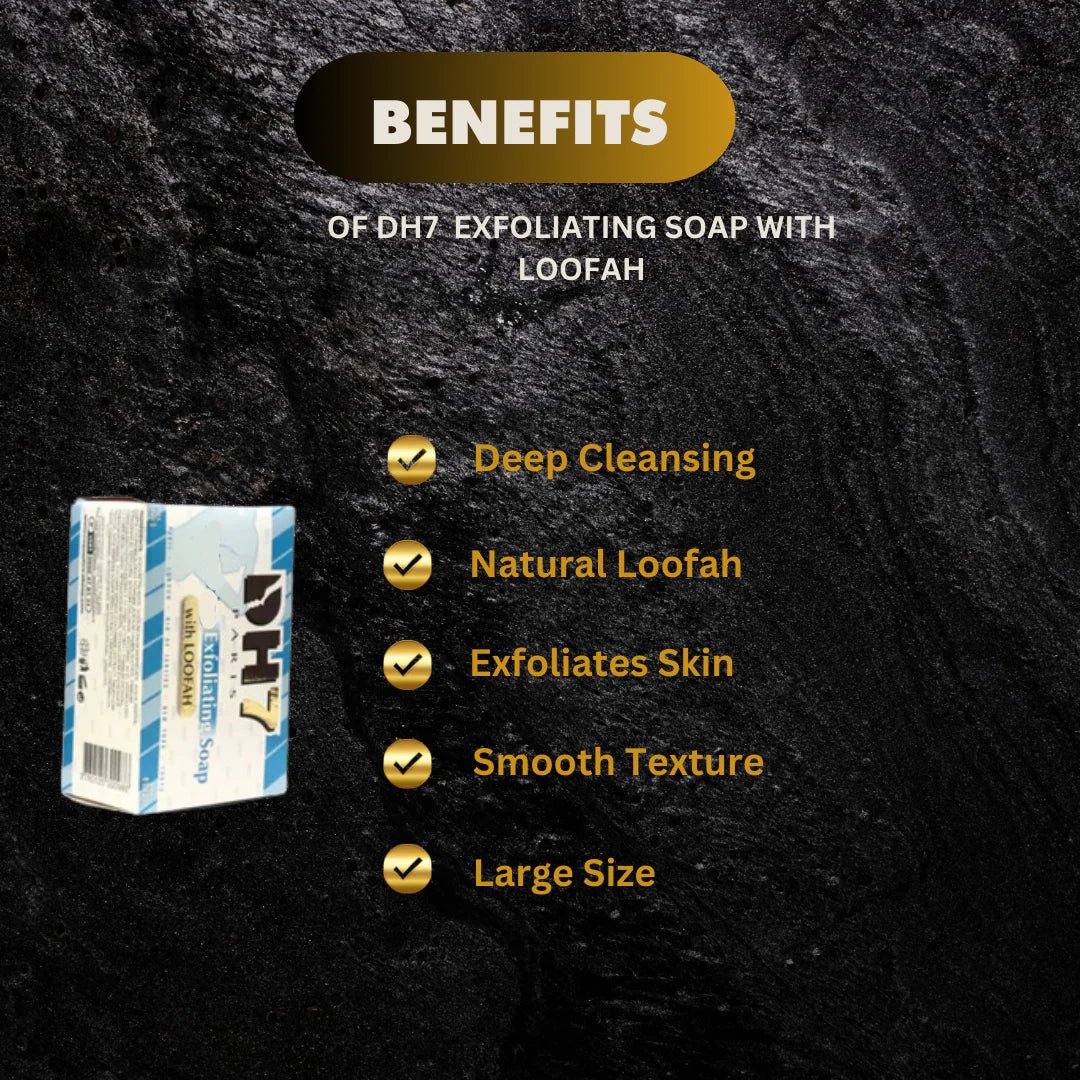 DH7 Soap with Natural Loofah 8.75 oz - OUMY