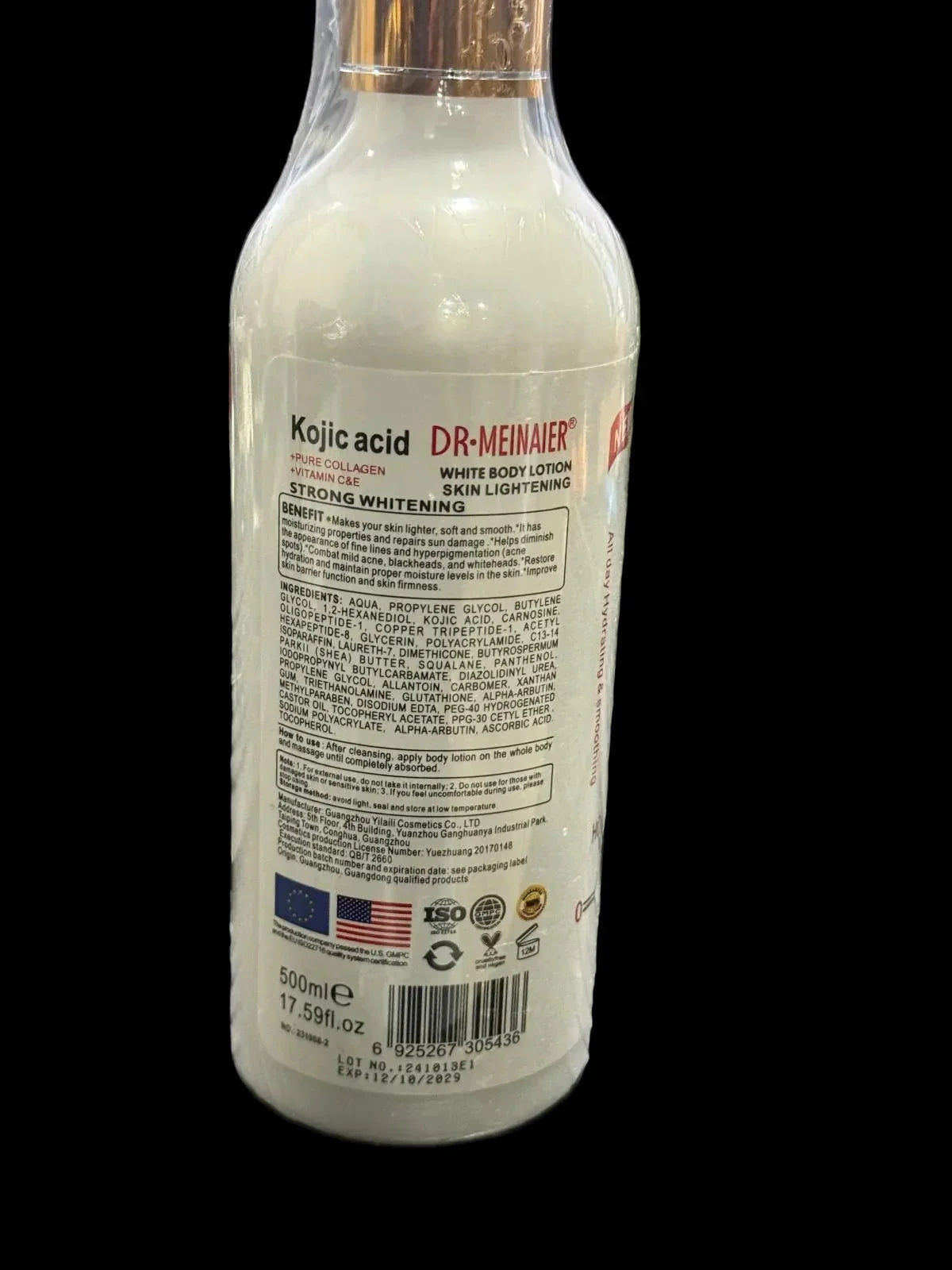 DR. MEINAIER Kojic Acid Body Lotion 500 ml - OUMY