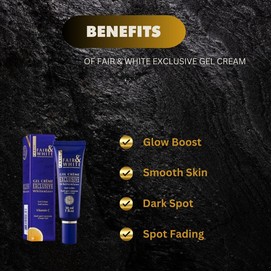 Fair & White Exclusive Gel Cream with Vitamin C 30 ml - OUMY