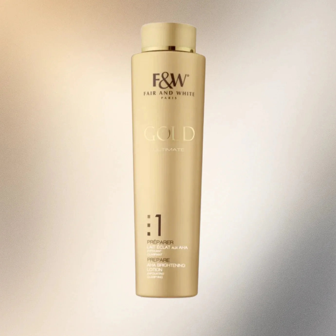 Fair & White Gold 1 AHA Body Lotion with Glycolic Acid 350ml - OUMY