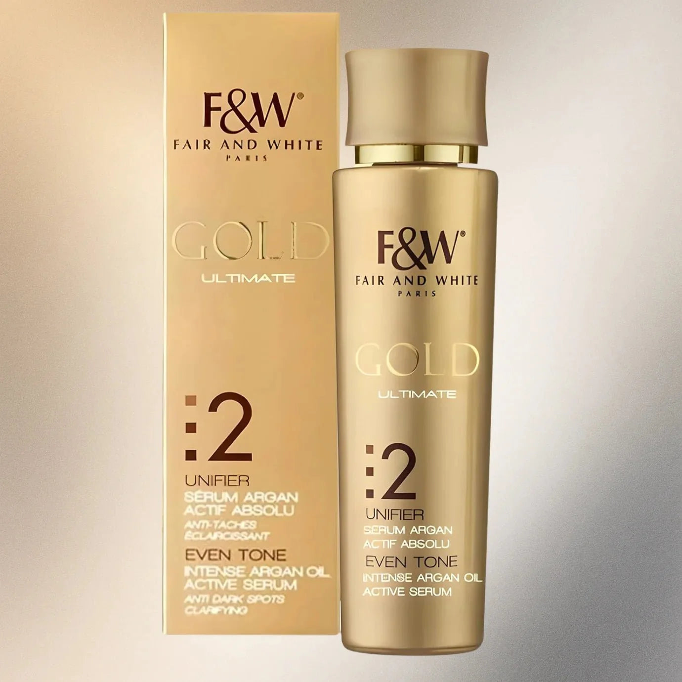 Fair & White Gold 2 Argan Oil Face Serum 30ml - OUMY