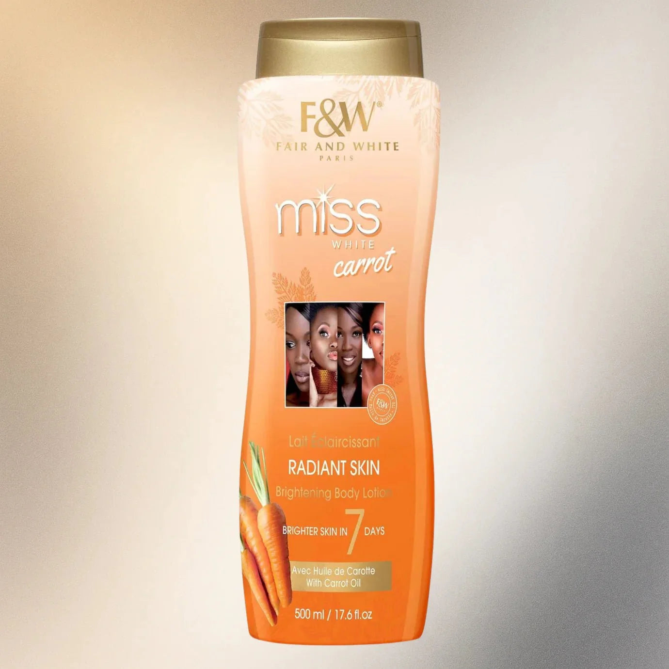 Fair & White Miss White Carrot Body Lotion 500 ml - OUMY