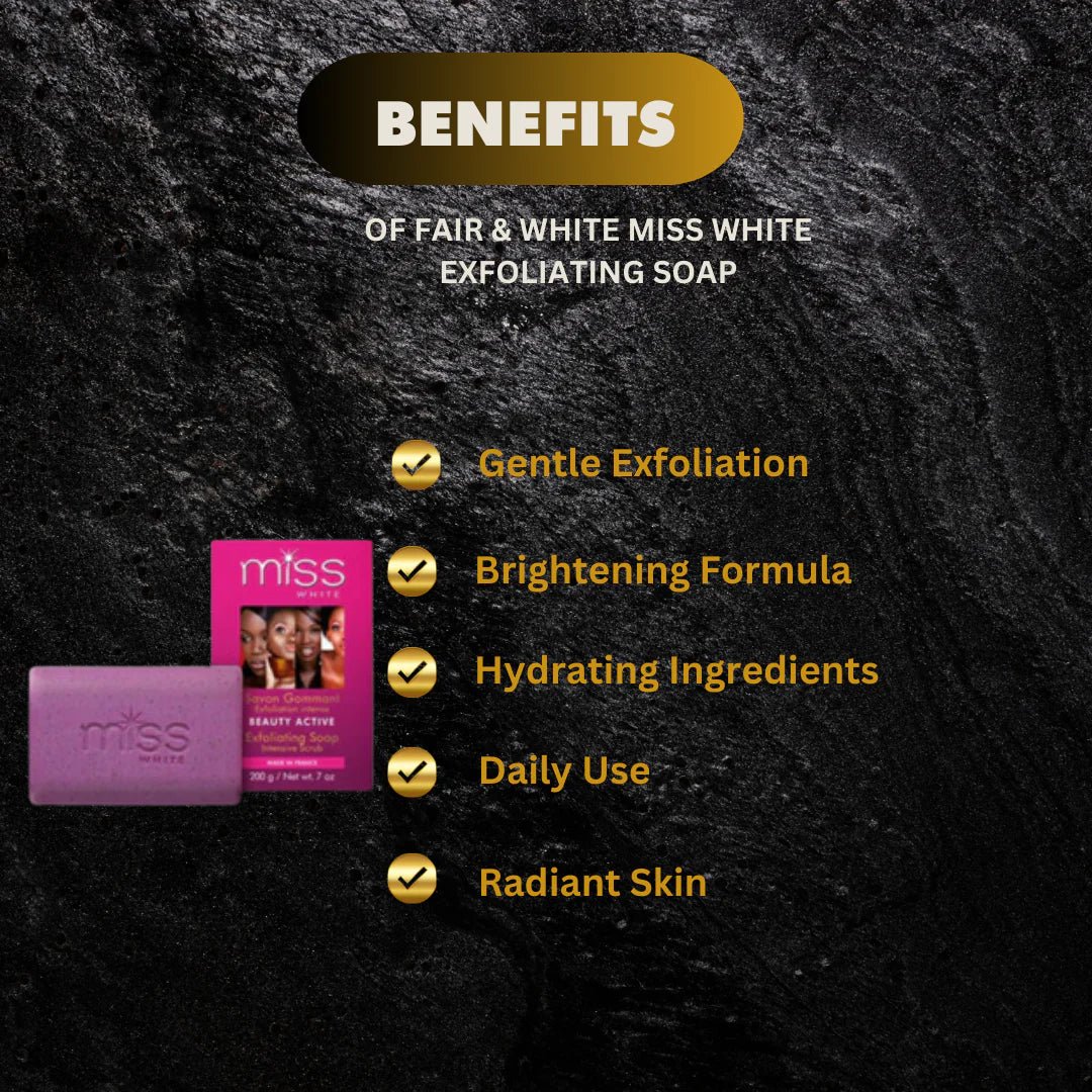 Fair & White Miss White Soap with Vitamin E 7 oz - OUMY