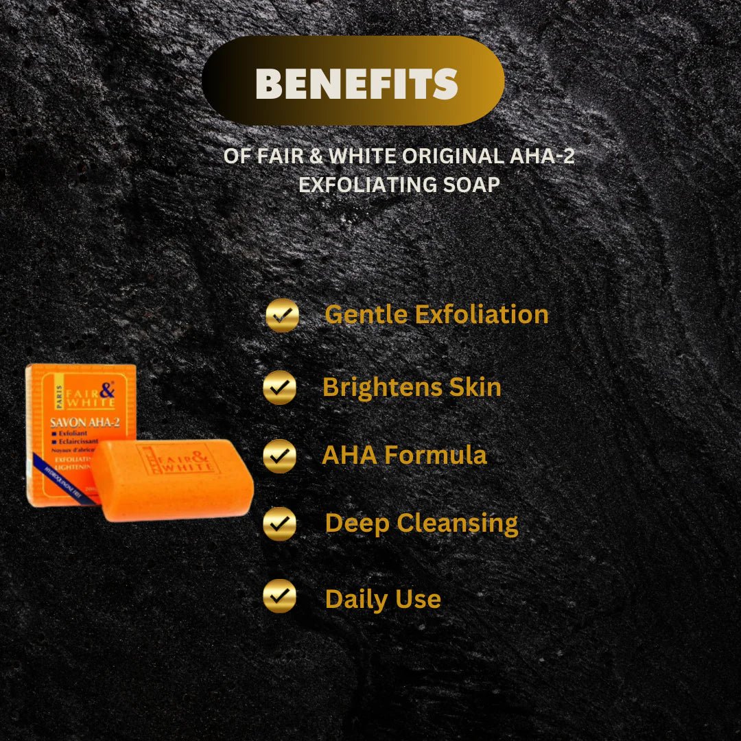 Fair & White Original AHA-2 Soap 7 oz - OUMY