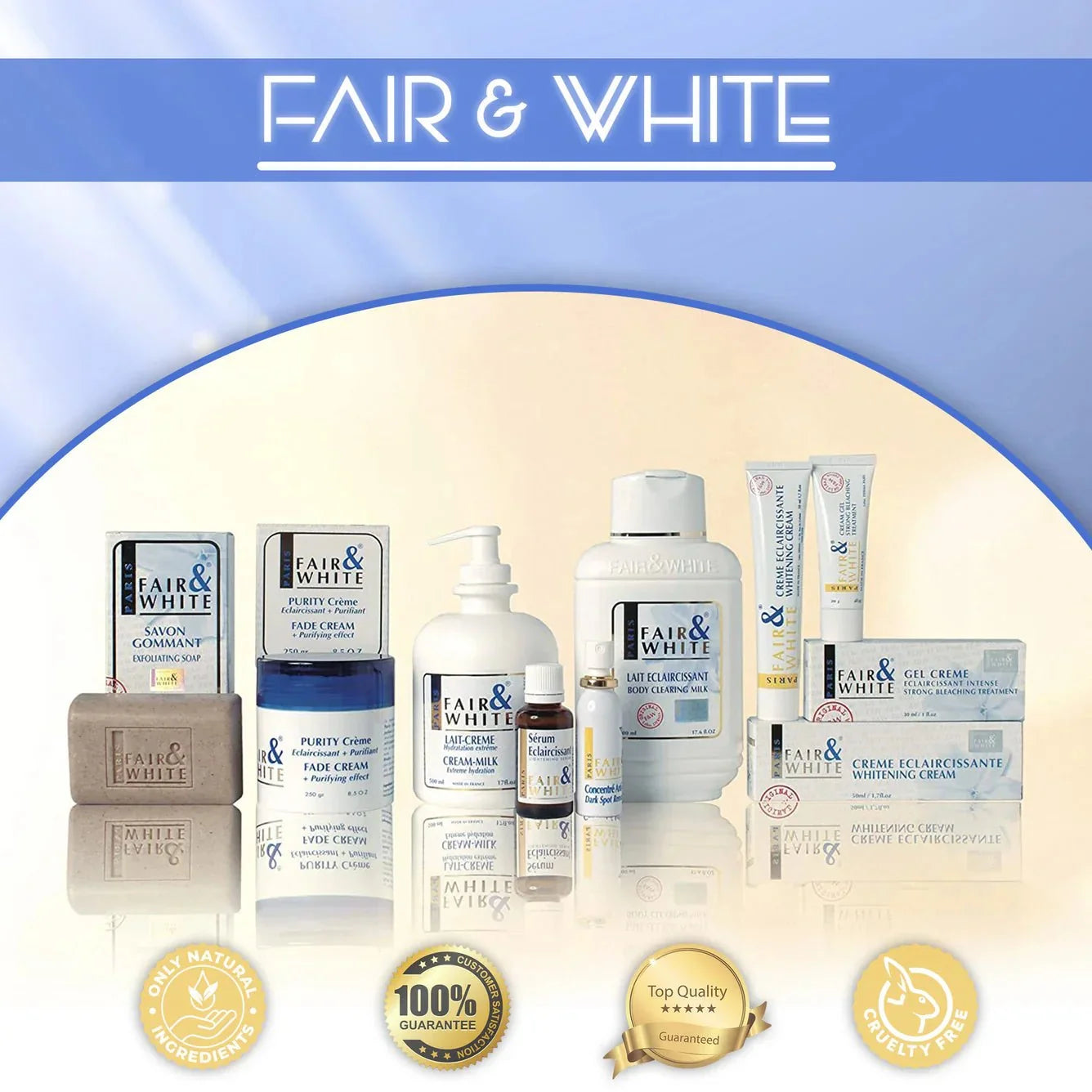 Fair & White Original Body Milk Lotion 17 oz / 500 ml - OUMY