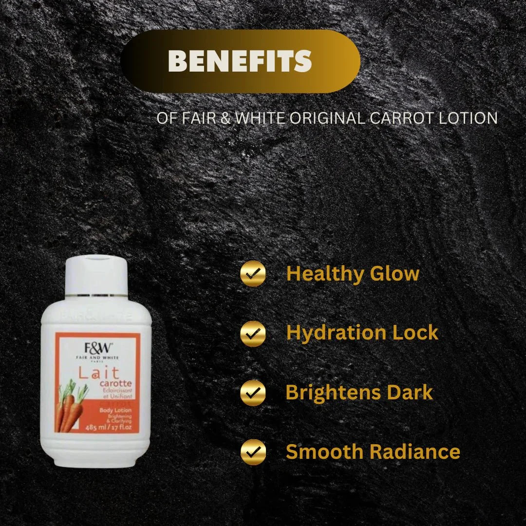 Fair & White Original Carrot Body Lotion 500 ml - OUMY