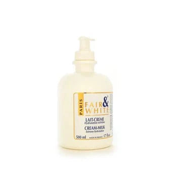 Fair & White Original Cream-Milk Body Lotion with Pump 500ml - OUMY