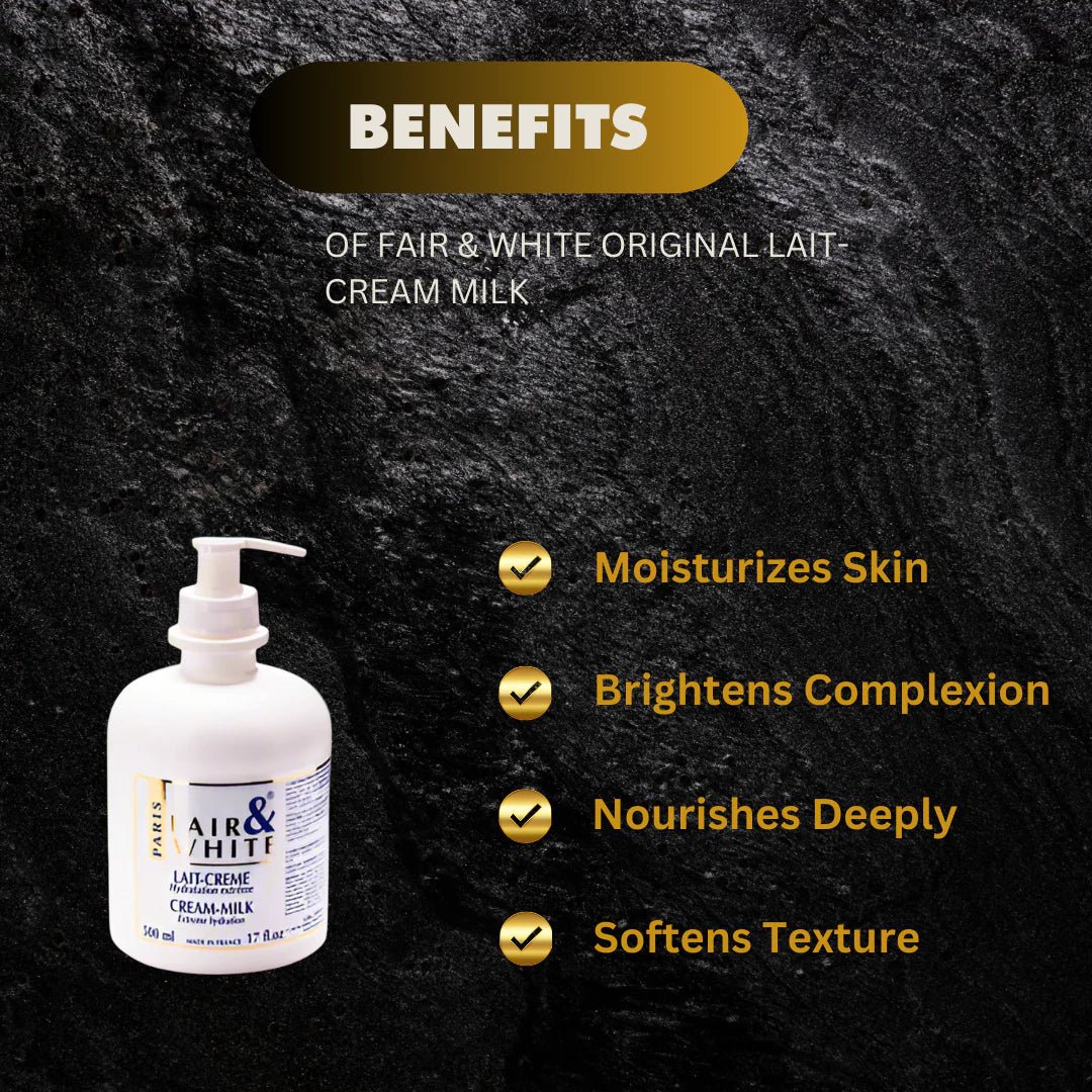 Fair & White Original Lait-Cream Milk Body Lotion 500ml / 16.9 oz - OUMY