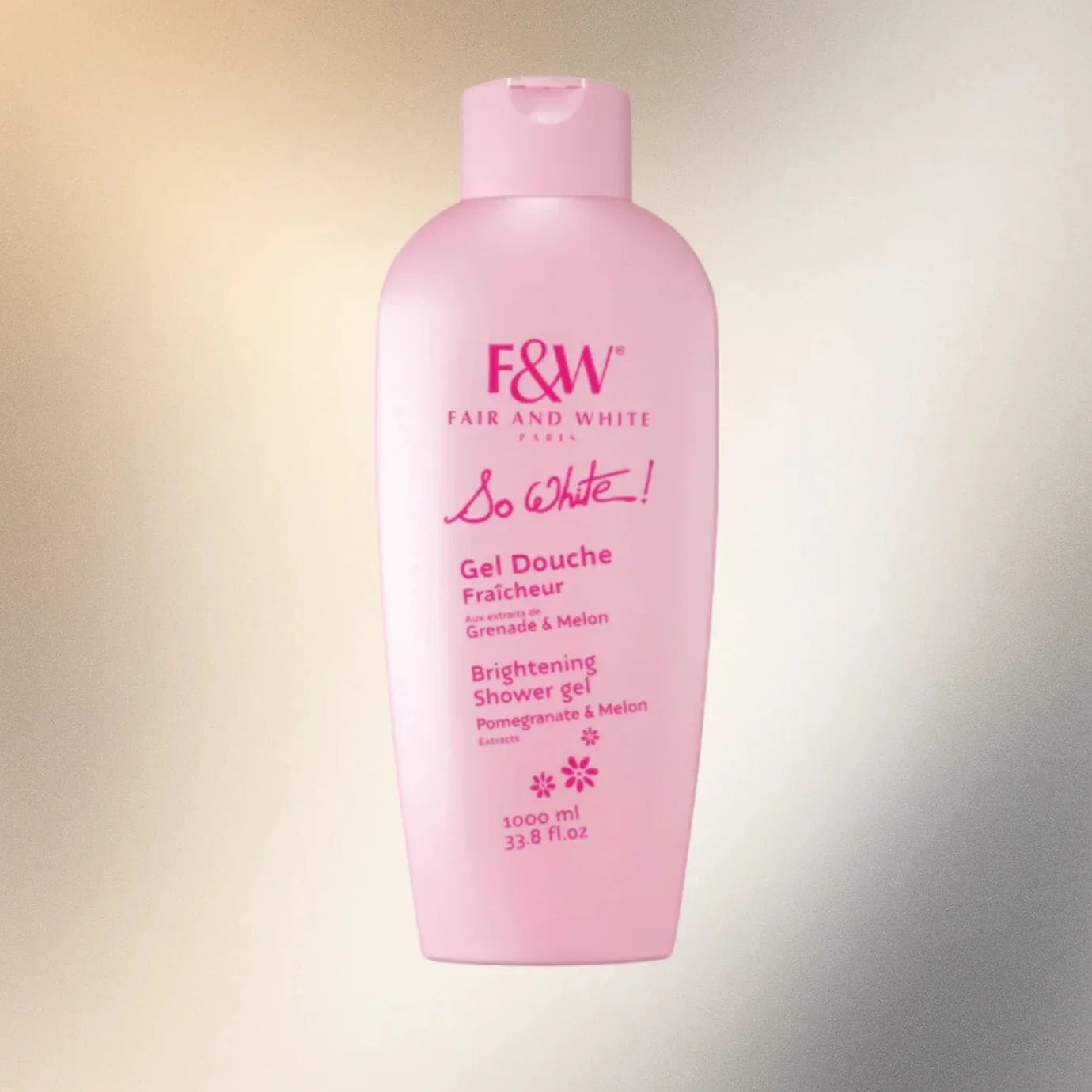 Fair & White So White Refreshing Shower Gel with Melon & Pomegranate 33.8 oz / 1000ml - OUMY