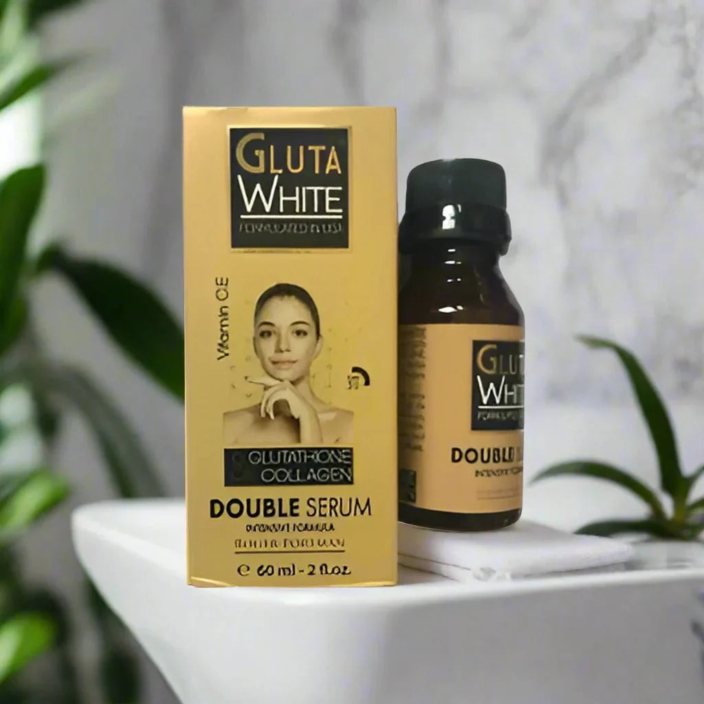 Gluta White Double Serum with Glutathione & Collagen 2 fl oz - OUMY