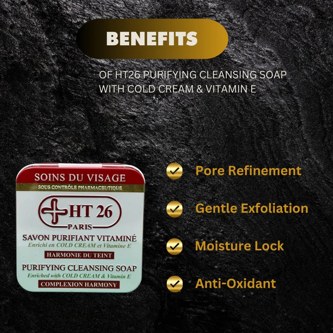HT26 Cleansing Soap with Cold Cream & Vitamin E 150g - OUMY