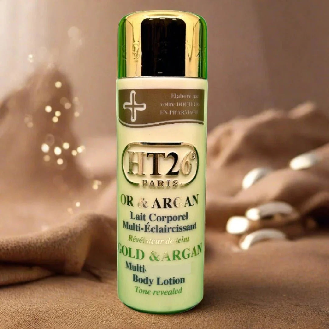 HT26 Gold & Argan Body Lotion 500ml - OUMY