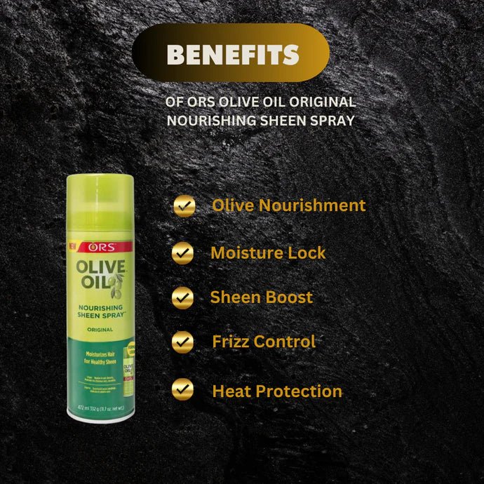 ORS Olive Oil Original Nourishing Sheen Spray 11.7 oz - OUMY