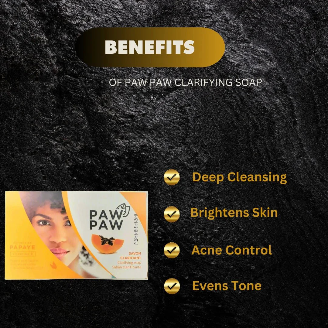 Paw Paw Clarifying Soap with Papaya Extract 180g - OUMY